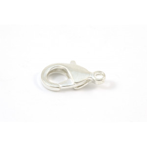 LOBSTER CLAW CLASP 15MM SILVER PLATED